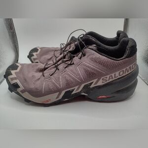Salomon Women's Speedcross 6 Wide Trail Running Shoes size 10 Purple A14